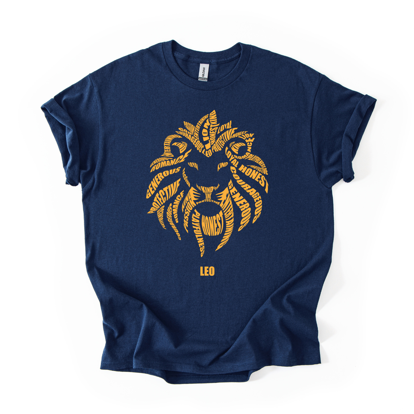 Zodiac Characteristics Navy Blue T-Shirt – All Signs Available