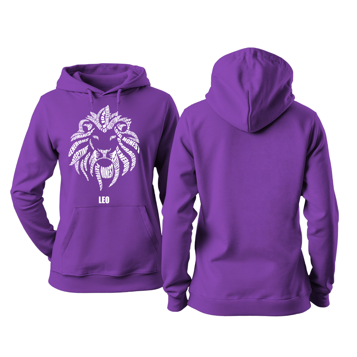 Zodiac Characteristics Hoodie – Purple Edition