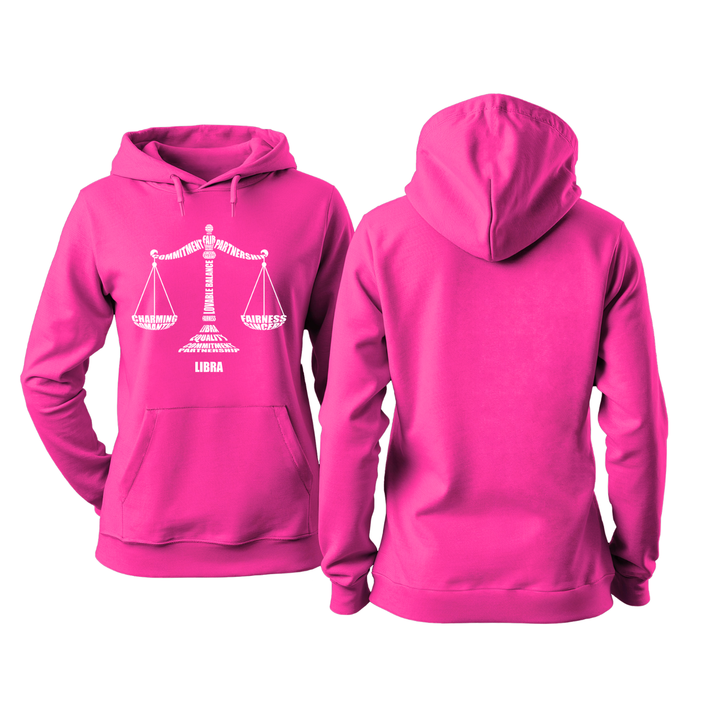 Zodiac Characteristics Hoodie – Pink Edition