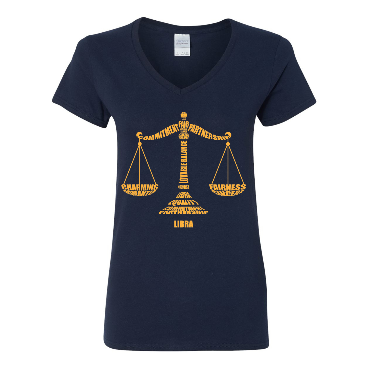 Zodiac Characteristics Navy Blue T-Shirt – All Signs Available