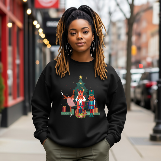 Nutcracker Magic Crew Neck Unisex Adult Sweatshirt