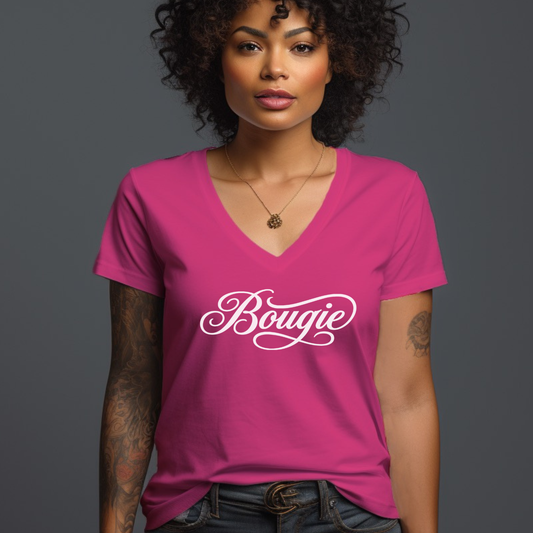 Bougie Women's V-Neck T-Shirt