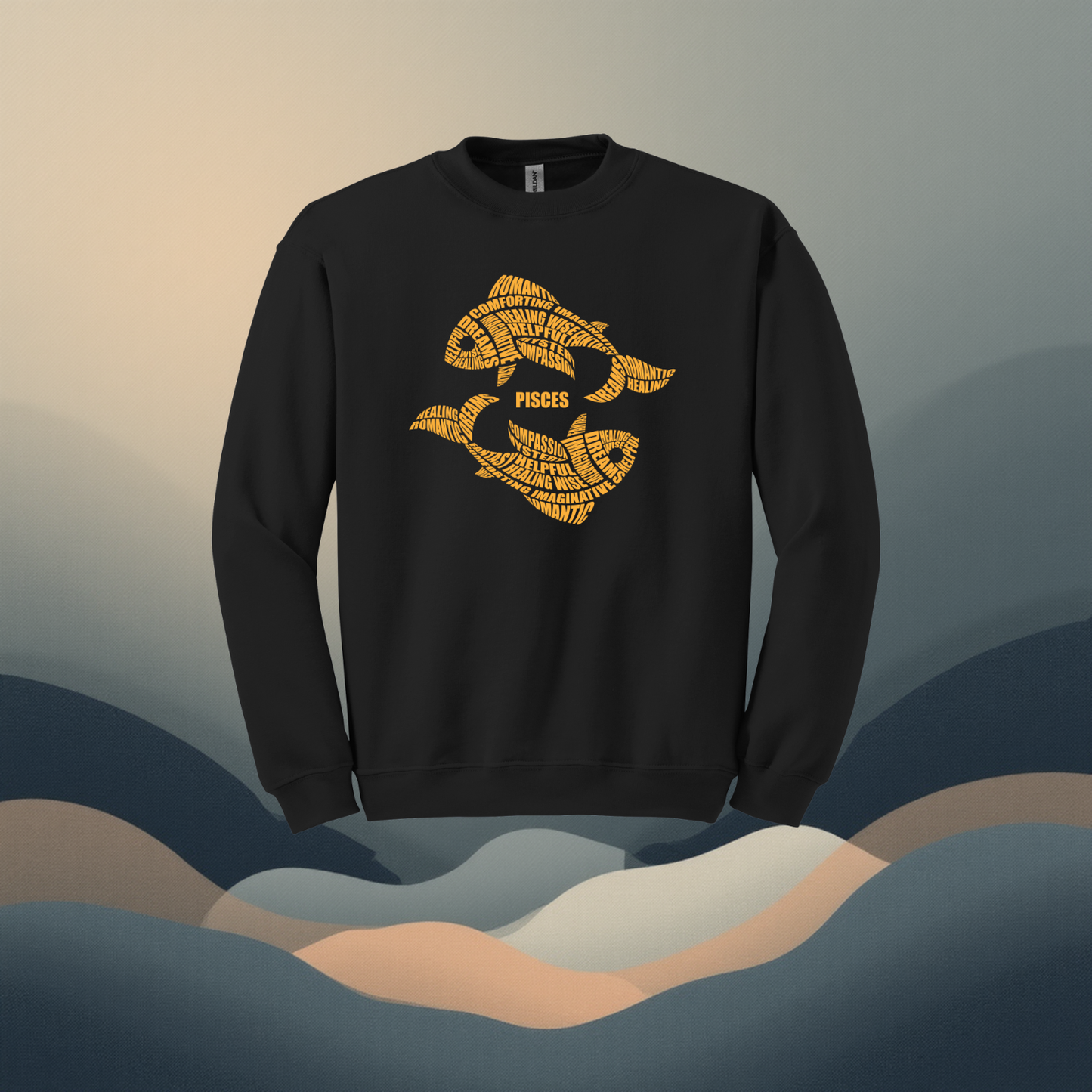 Pisces Fish Characteristics Crewneck Sweatshirt — Unisex (S–5X)