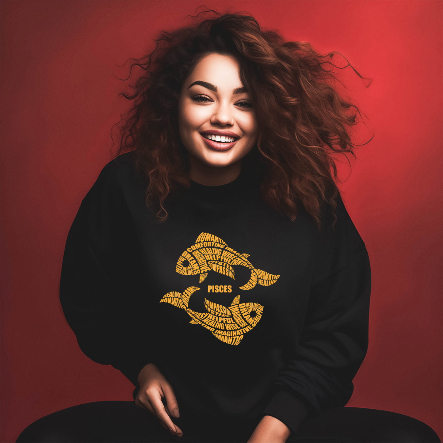 Pisces Fish Characteristics Crewneck Sweatshirt — Unisex (S–5X)