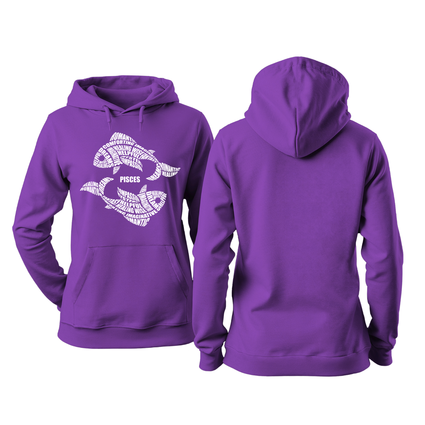 Zodiac Characteristics Hoodie – Purple Edition