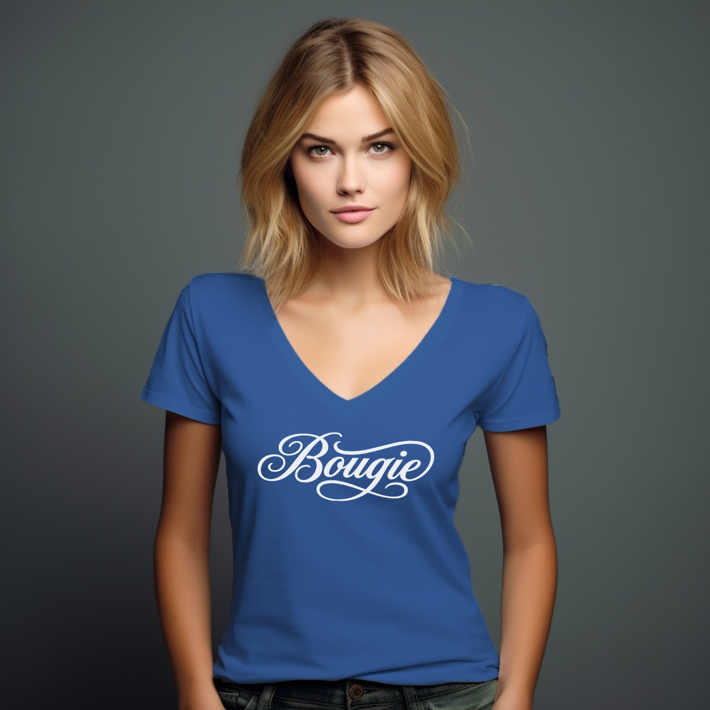 Bougie Women's V-Neck T-Shirt
