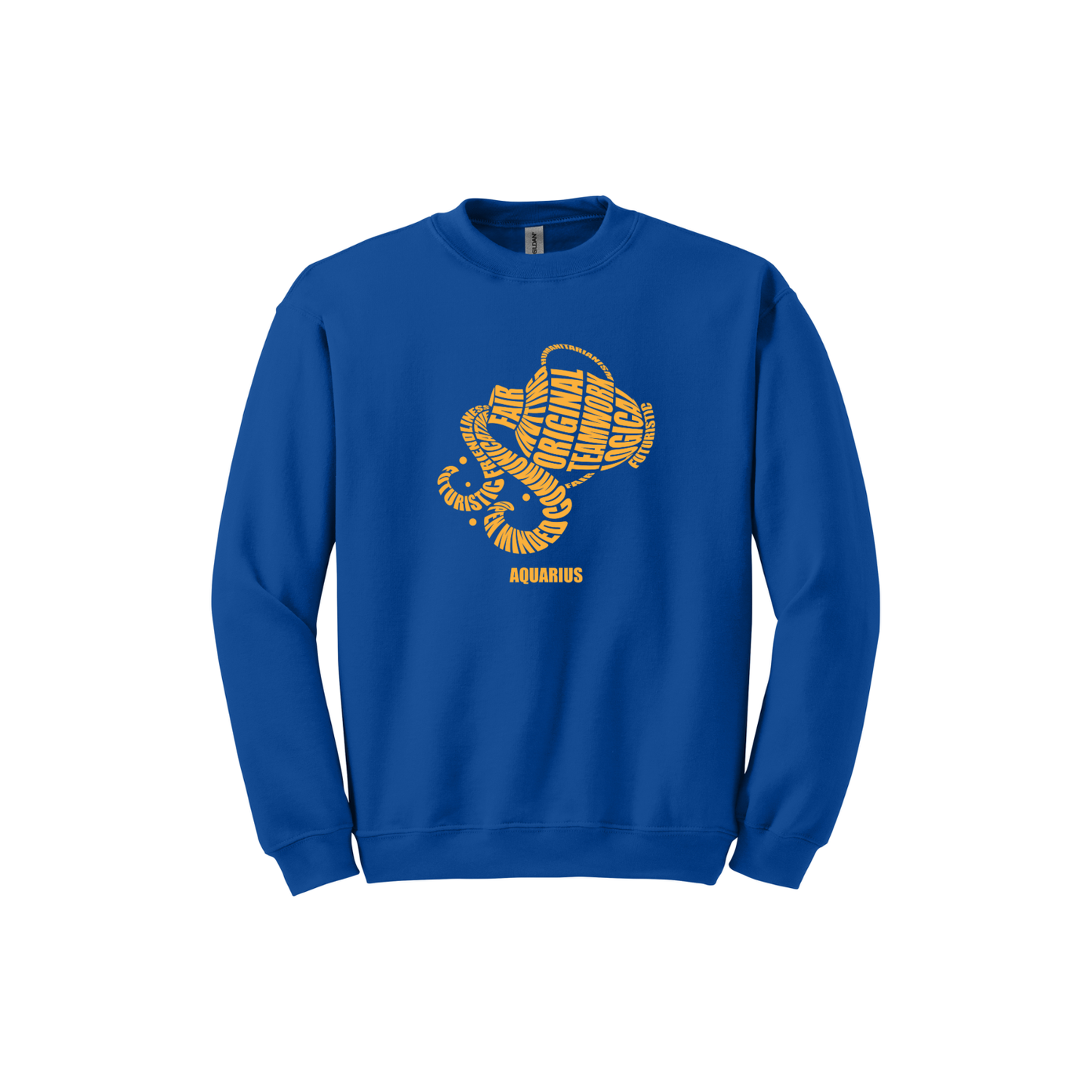 Aquarius Water Bearer Characteristics Crewneck Sweatshirt — Unisex (S–5X)
