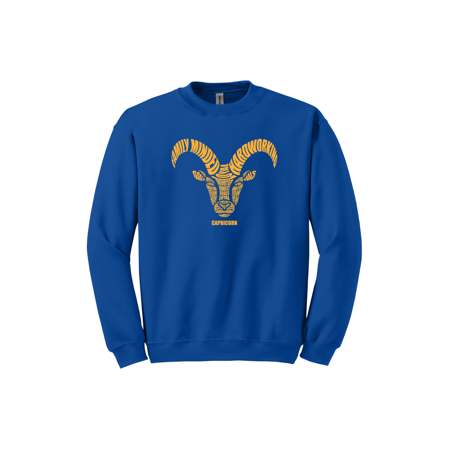 Capricorn Goat Characteristics Crewneck Sweatshirt — Unisex (S–5X)