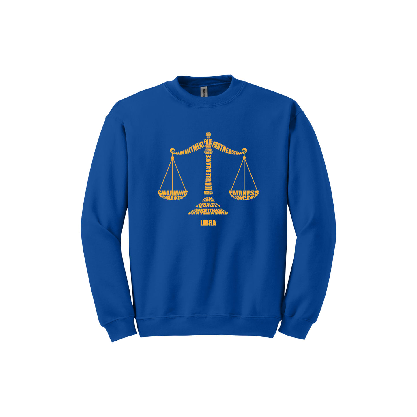 Libra Scales Characteristics Crewneck Sweatshirt — Unisex (S–5X)