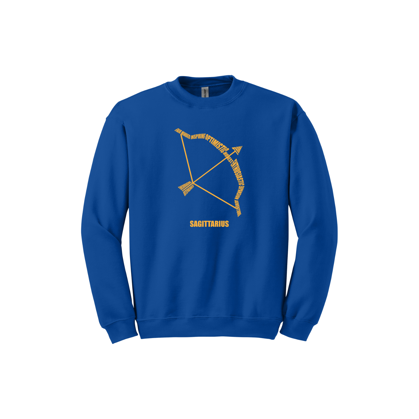 Sagittarius Archery Characteristics Crewneck Sweatshirt — Unisex (S–5X)