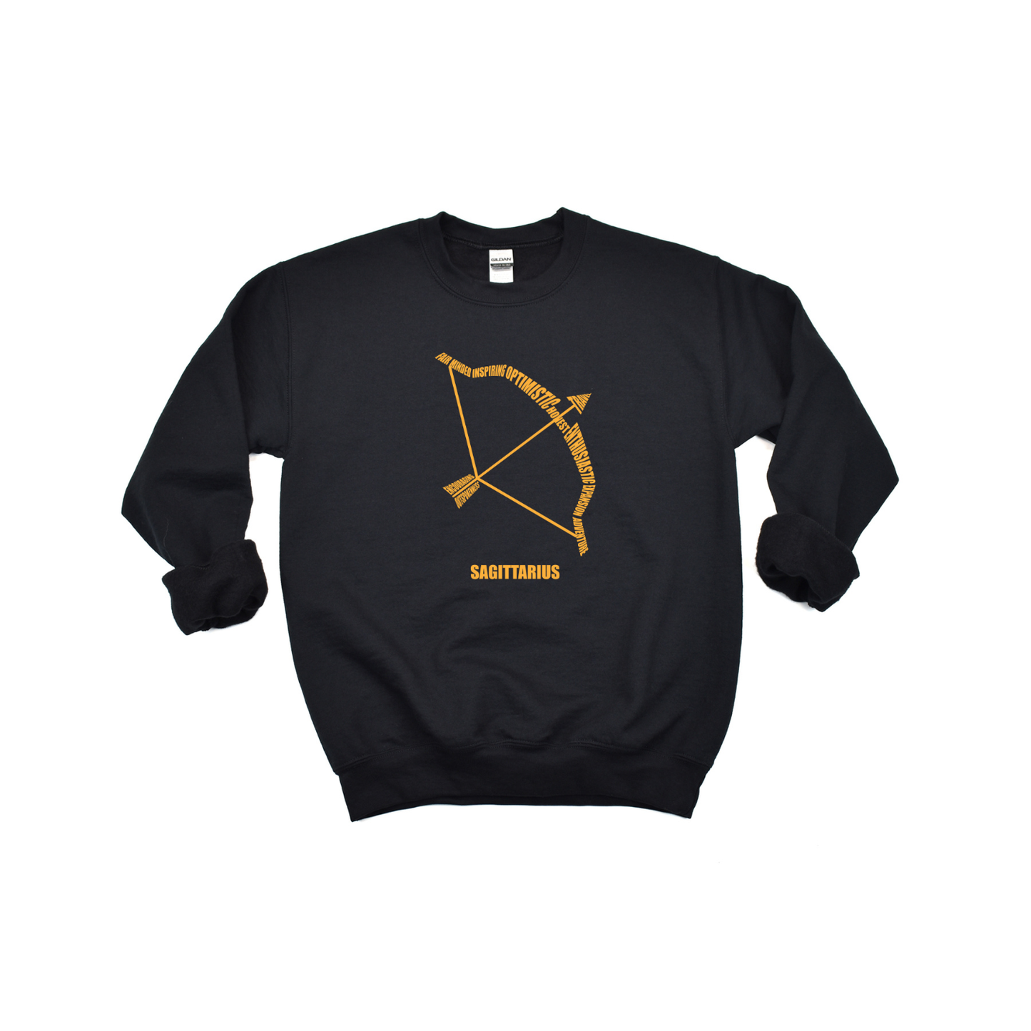 Sagittarius Archery Characteristics Crewneck Sweatshirt — Unisex (S–5X)