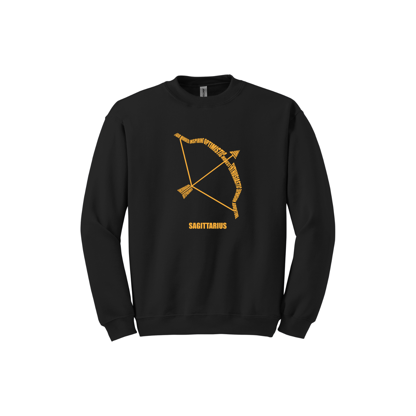 Sagittarius Archery Characteristics Crewneck Sweatshirt — Unisex (S–5X)