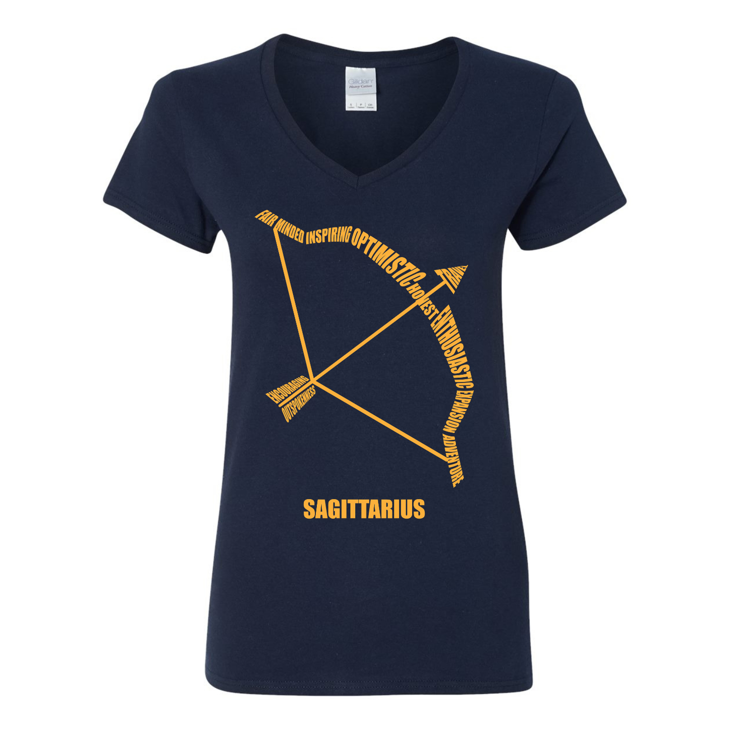 Zodiac Characteristics Navy Blue T-Shirt – All Signs Available