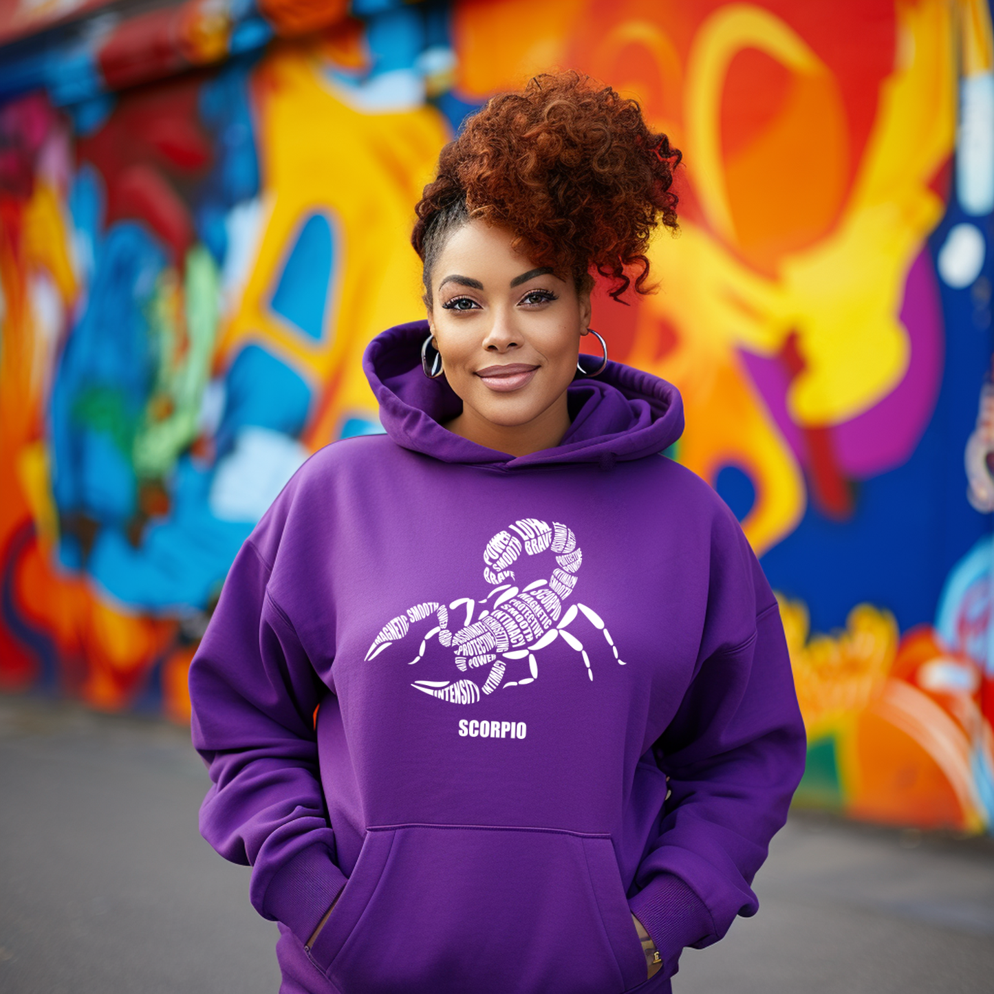 Zodiac Characteristics Hoodie – Purple Edition