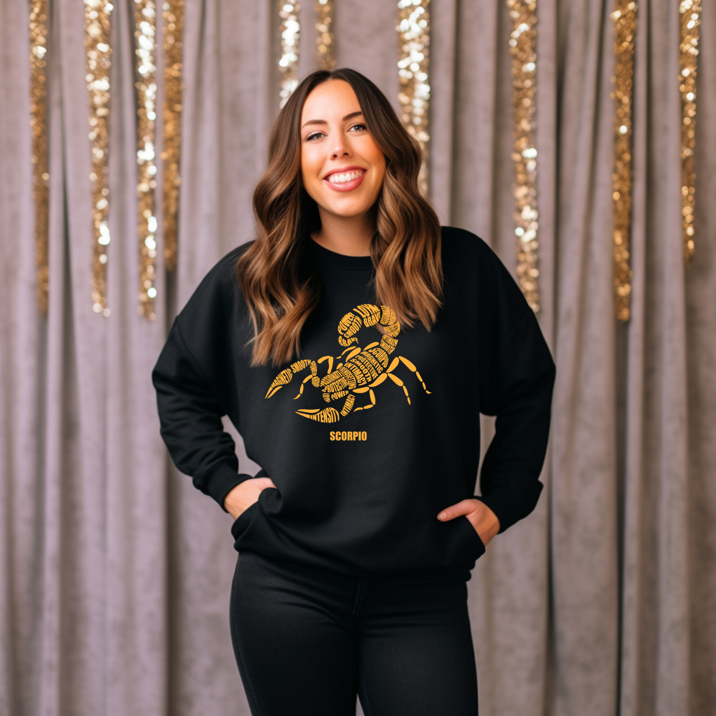 Scorpio Characteristics Crewneck Sweatshirt — Unisex (S–5X)