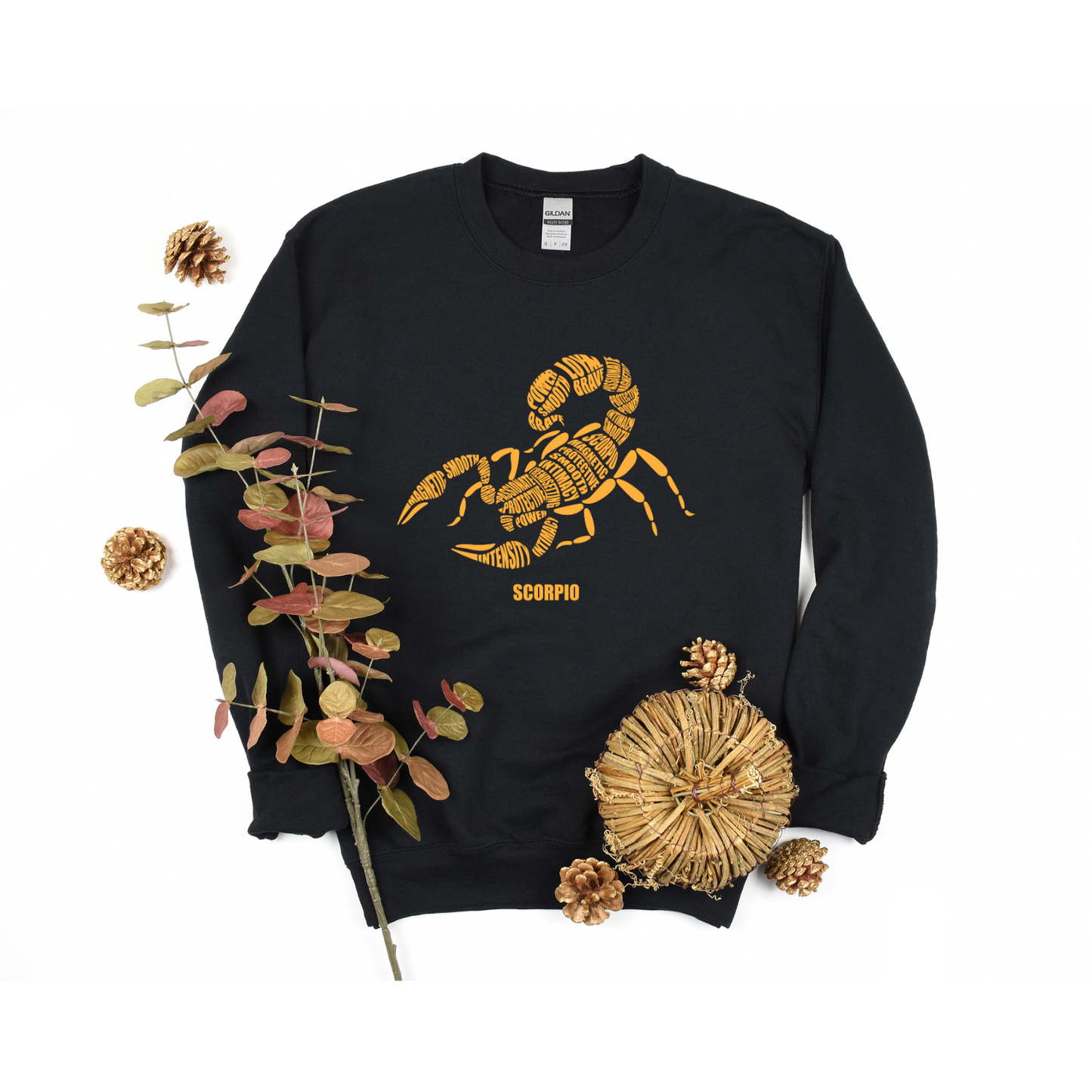Scorpio Characteristics Crewneck Sweatshirt — Unisex (S–5X)