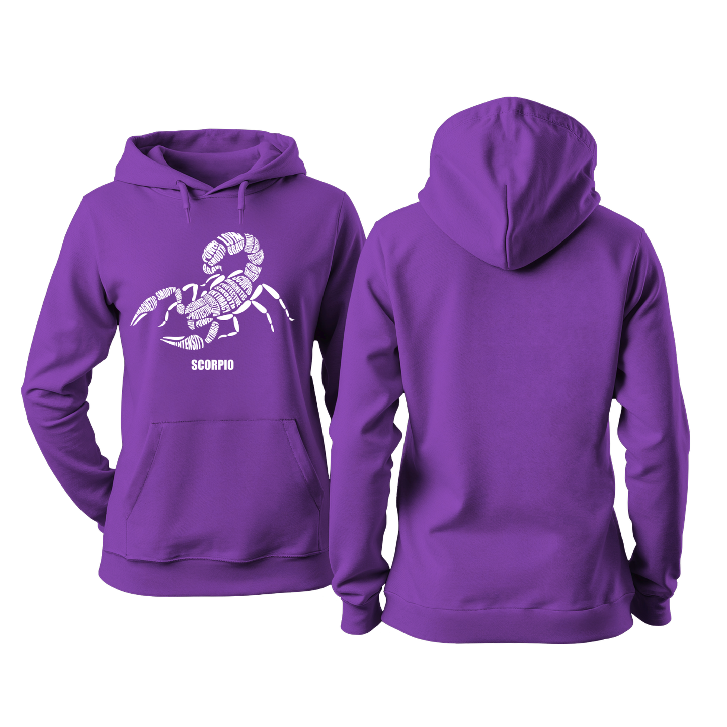 Zodiac Characteristics Hoodie – Purple Edition