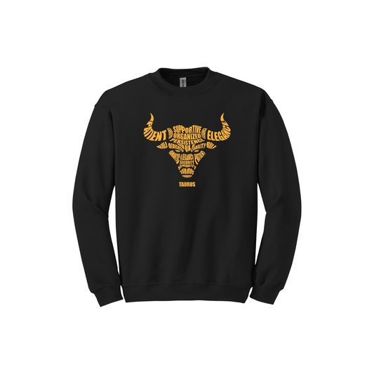 Taurus Bull Characteristics Crewneck Sweatshirt — Unisex (S–5X)