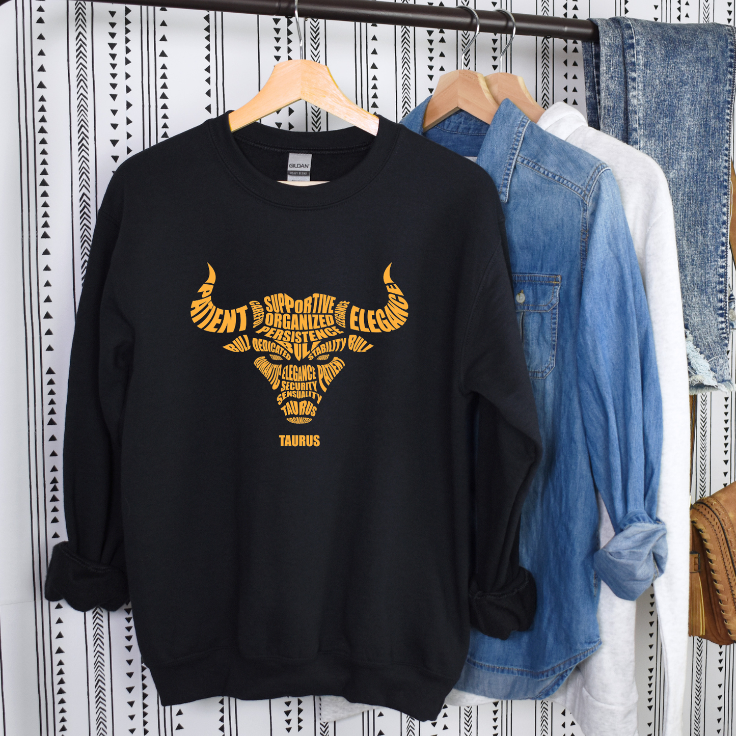Taurus Bull Characteristics Crewneck Sweatshirt — Unisex (S–5X)