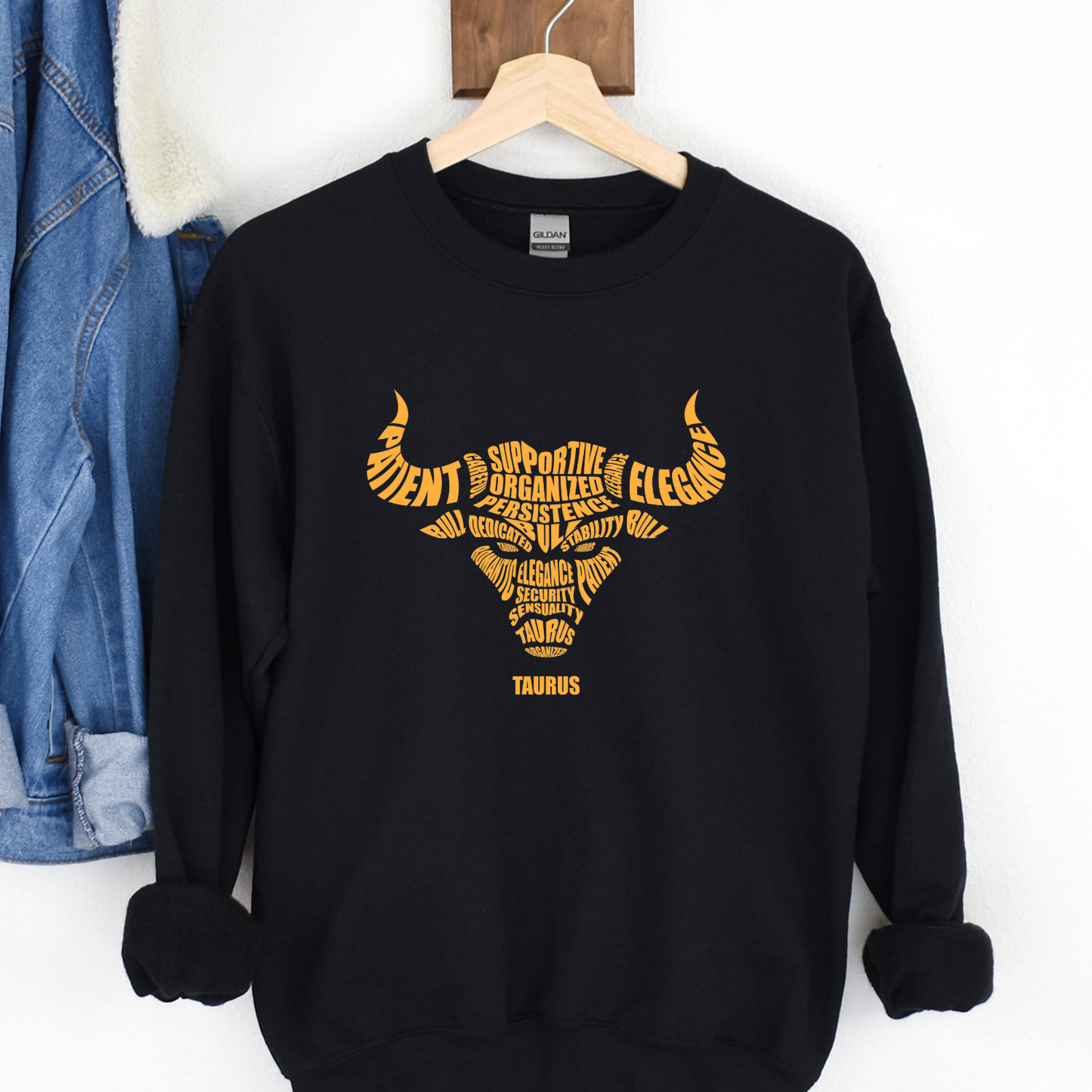 Taurus Bull Characteristics Crewneck Sweatshirt — Unisex (S–5X)