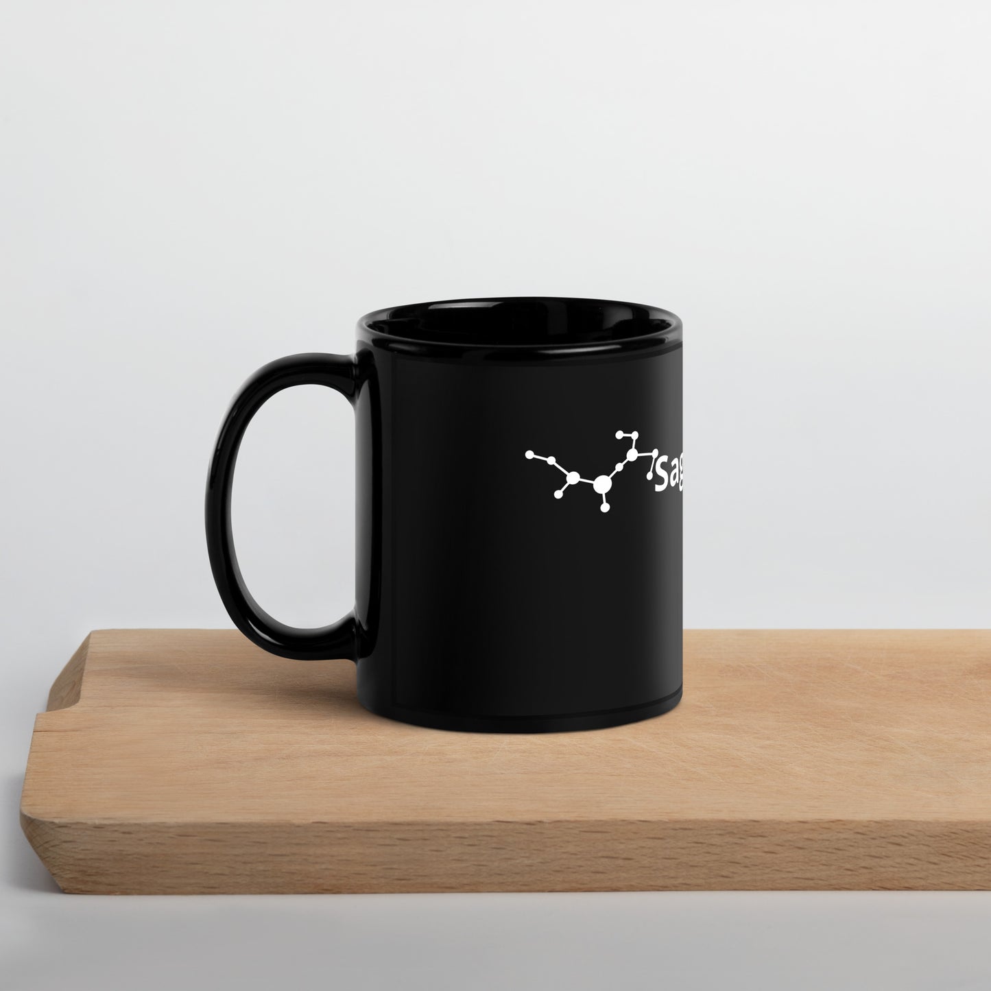 Sagittarius AF Black Glossy Mug