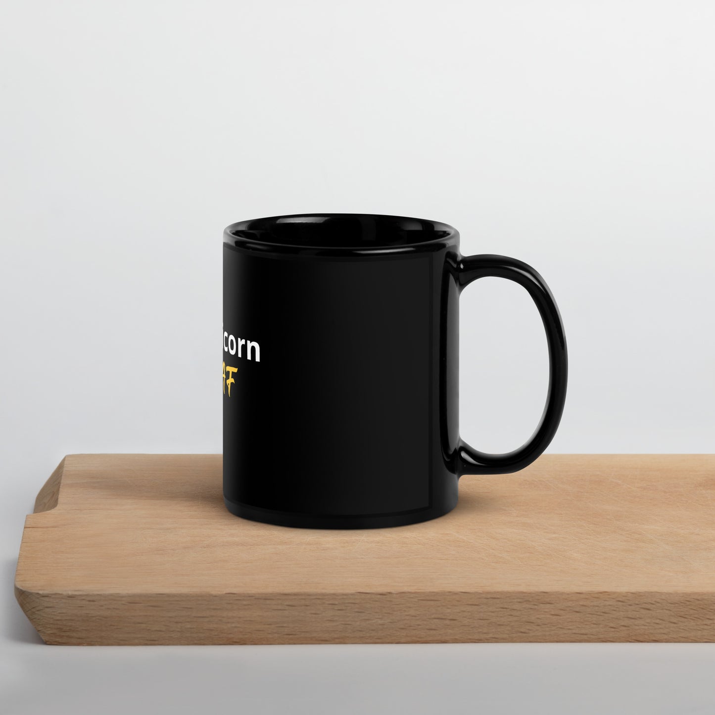 Capricorn AF Black Glossy Mug