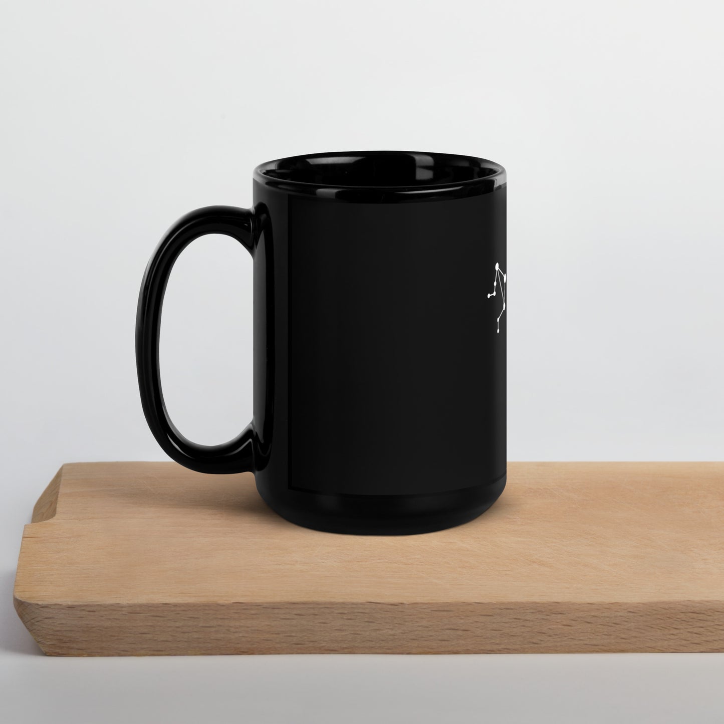 Libra AF Black Glossy Coffee Mug