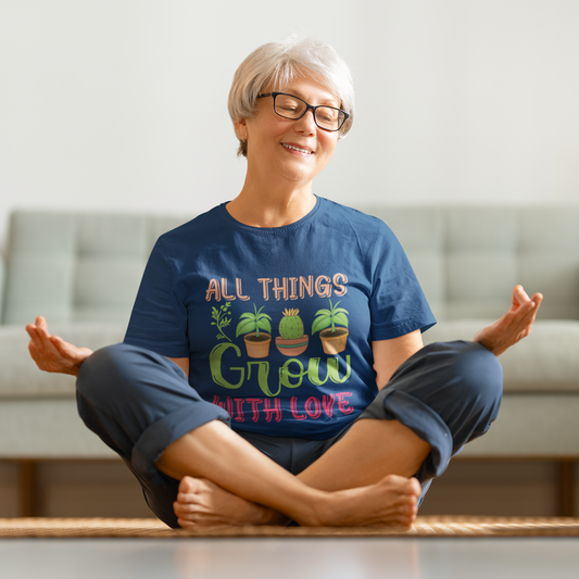 All Things Grow With Love Unisex t-shirt