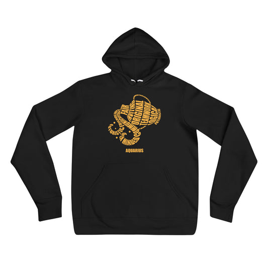 Aquarius Water Bearer Characteristics Unisex hoodie - Gold