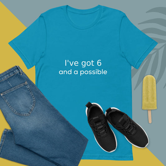 I've Got 6 and a Possible Unisex t-shirt