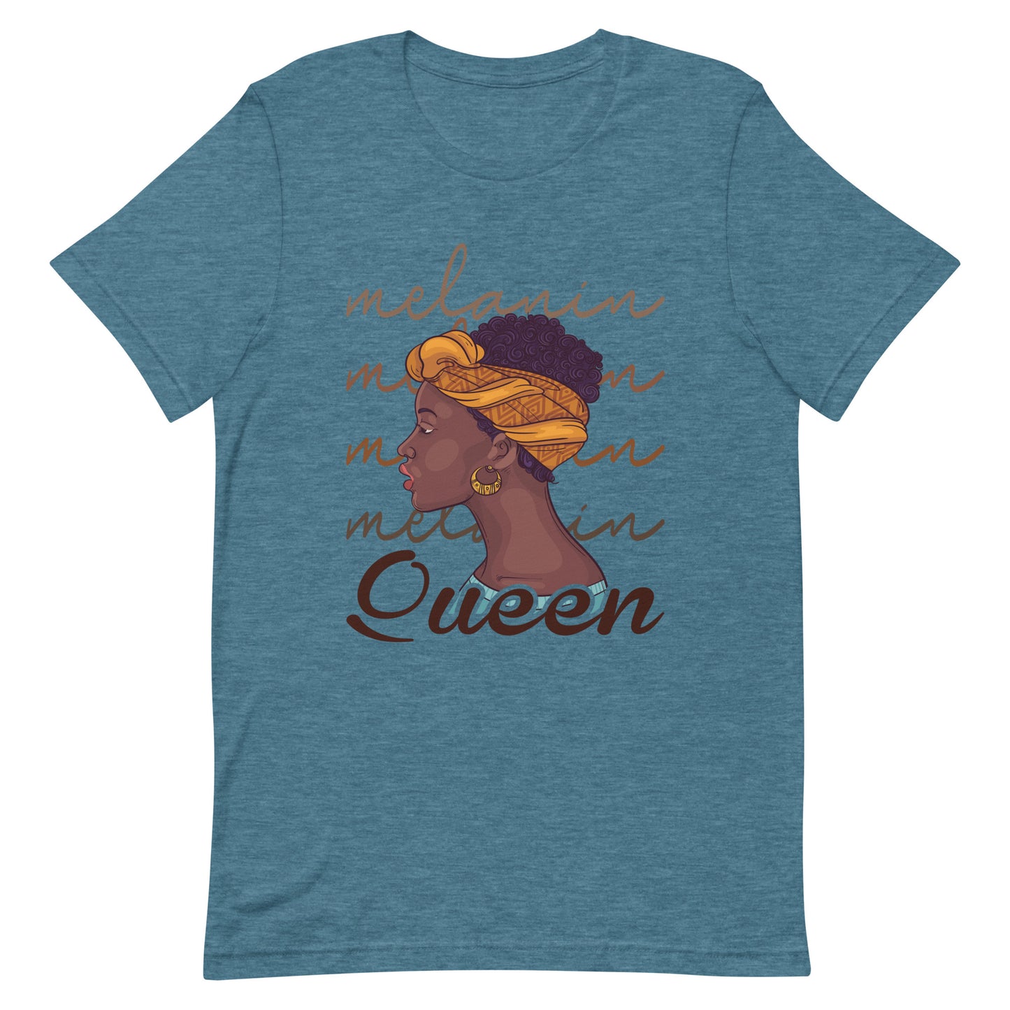 Melanin Melanin Melanin Melanin Queen Unisex t-shirt