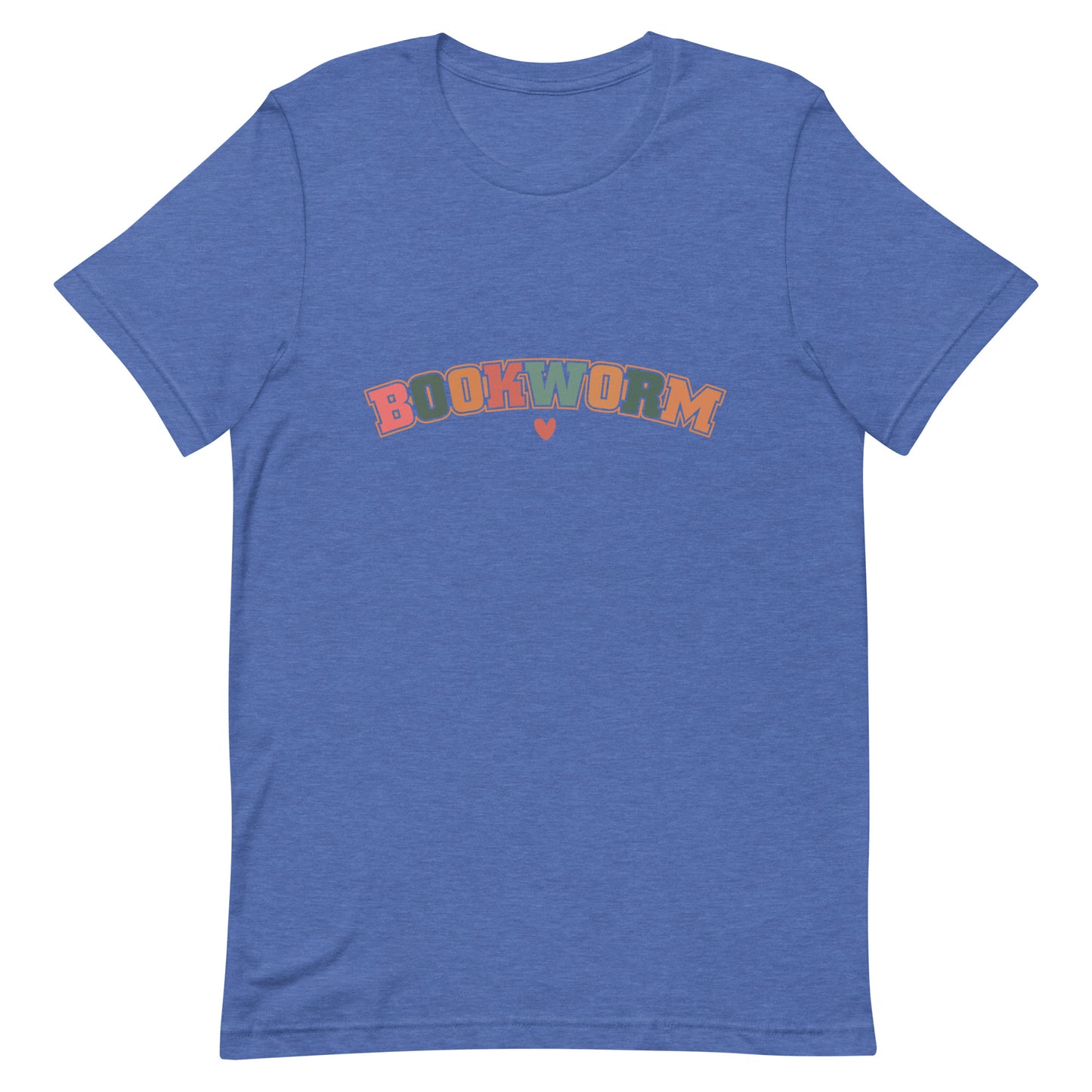 Bookworm Multicolored Letters Adult Unisex t-shirt