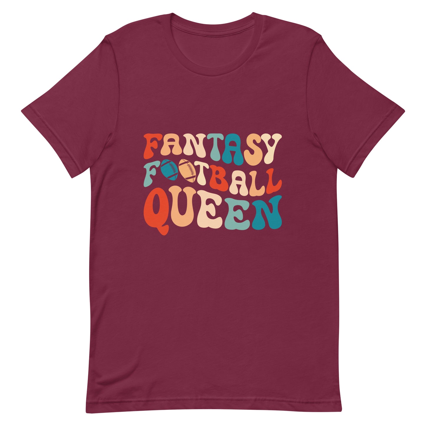 Fantasy Football Queen Adult Unisex t-shirt