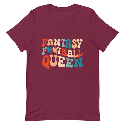 Fantasy Football Queen Adult Unisex t-shirt