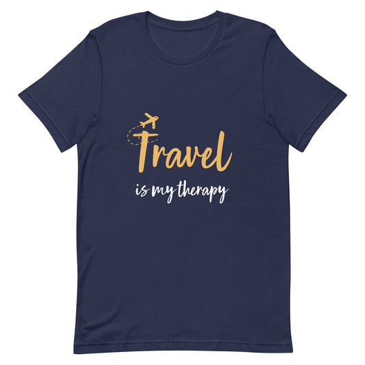 Travel Is My Therapy Unisex t-shirt