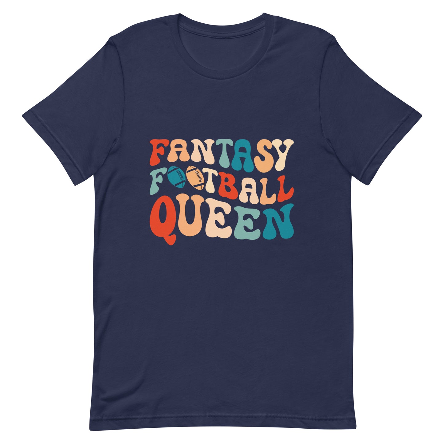 Fantasy Football Queen Adult Unisex t-shirt