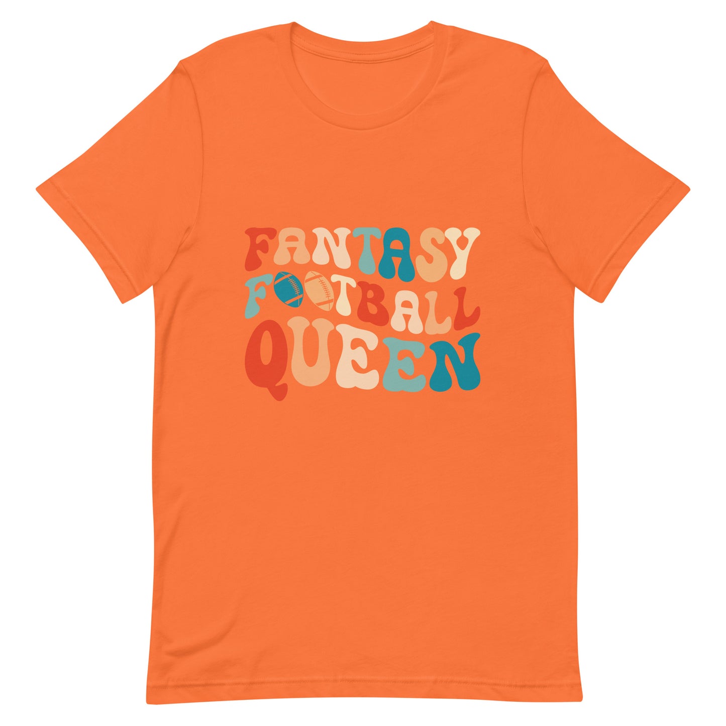 Fantasy Football Queen Adult Unisex t-shirt