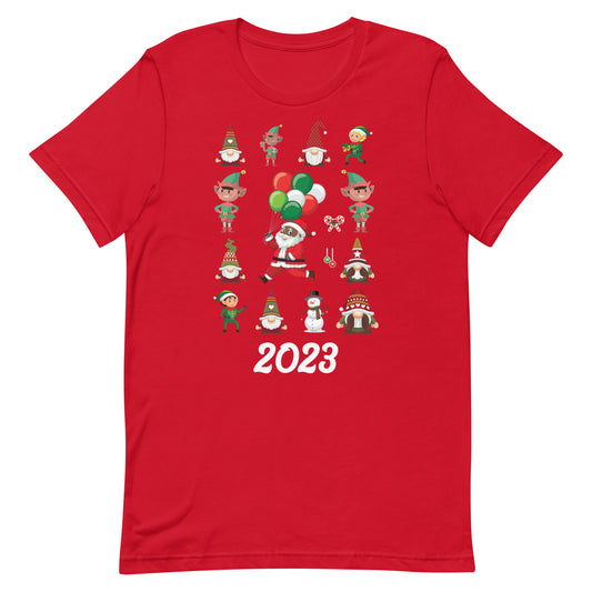 2023 Santa and Friends Unisex t-shirt