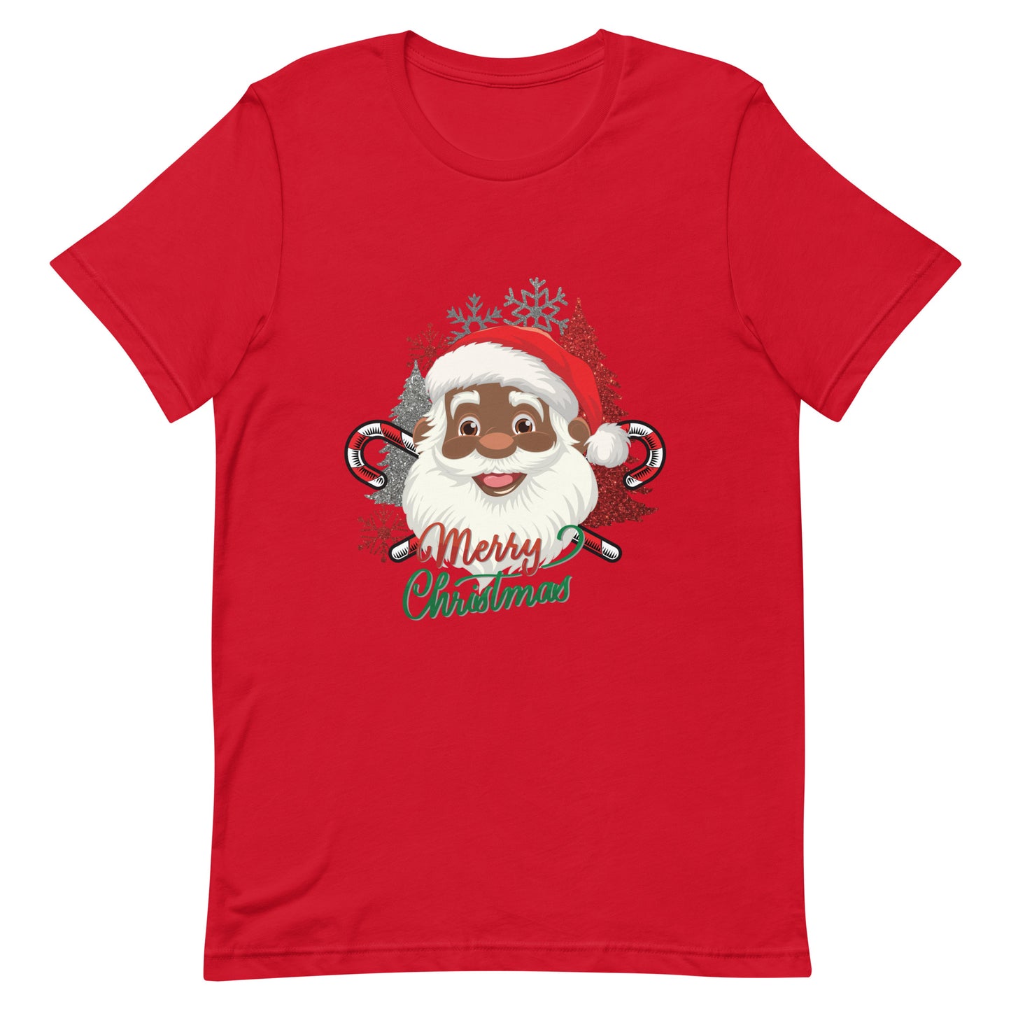 Merry Christmas Red Hat Santa Unisex t-shirt