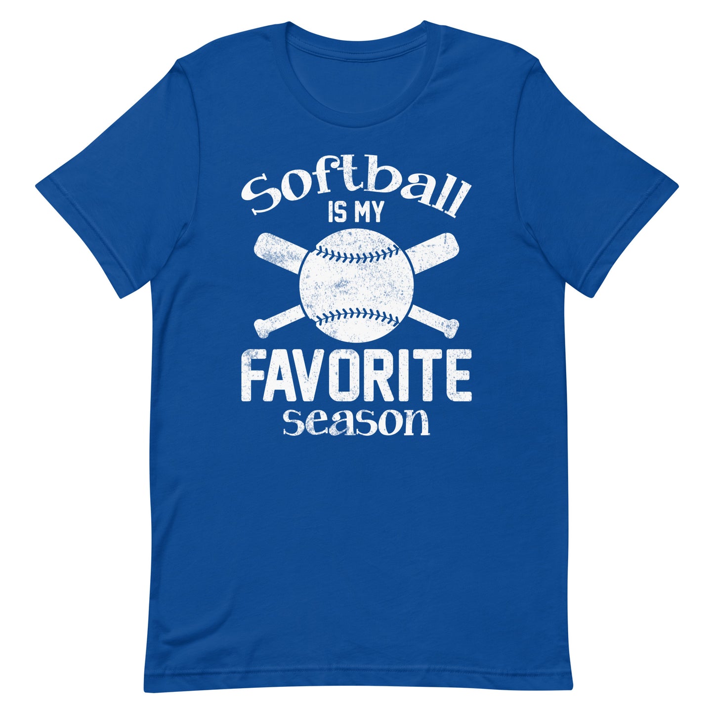 Softball Is My Favorite Season Unisex t-shirt