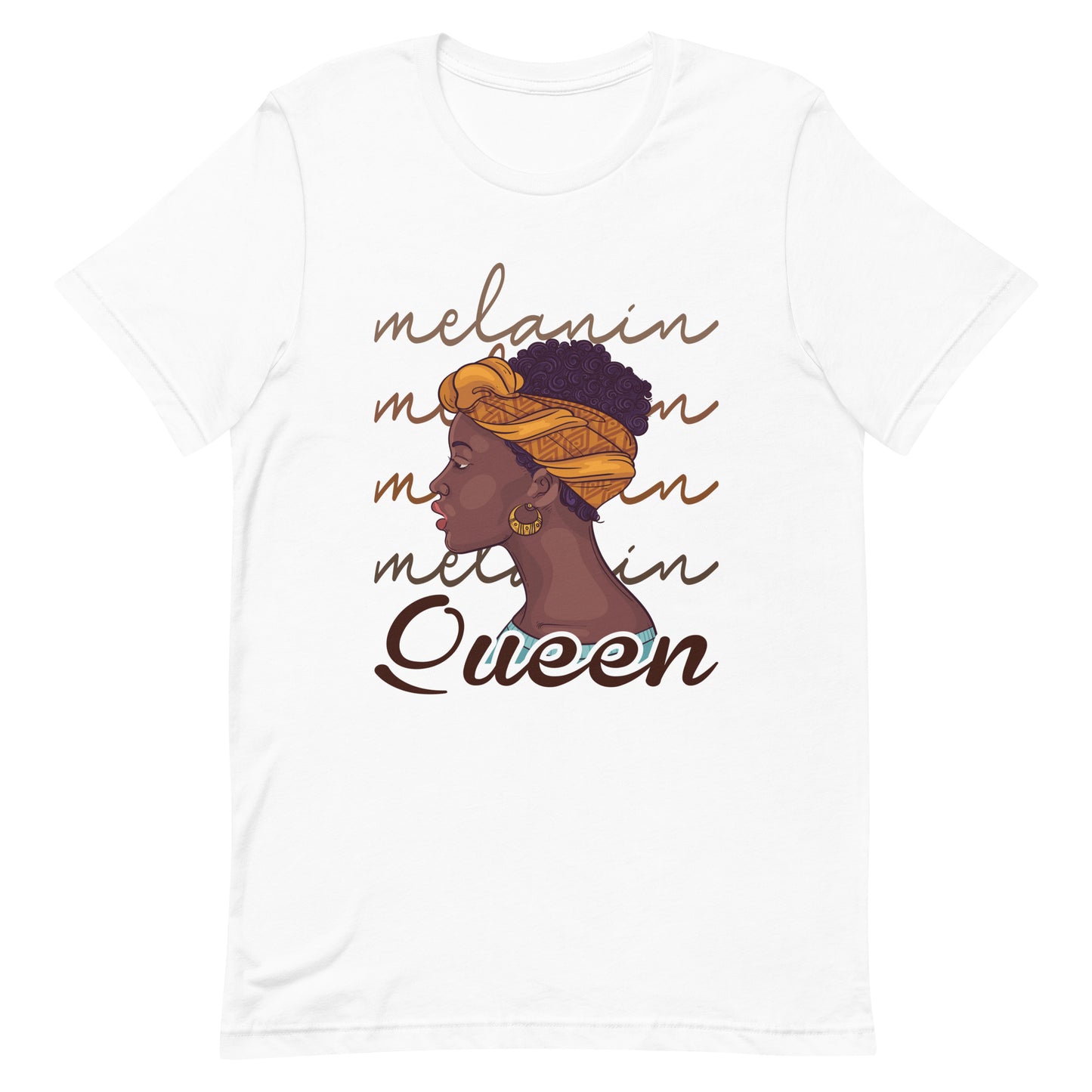 Melanin Melanin Melanin Melanin Queen Unisex t-shirt