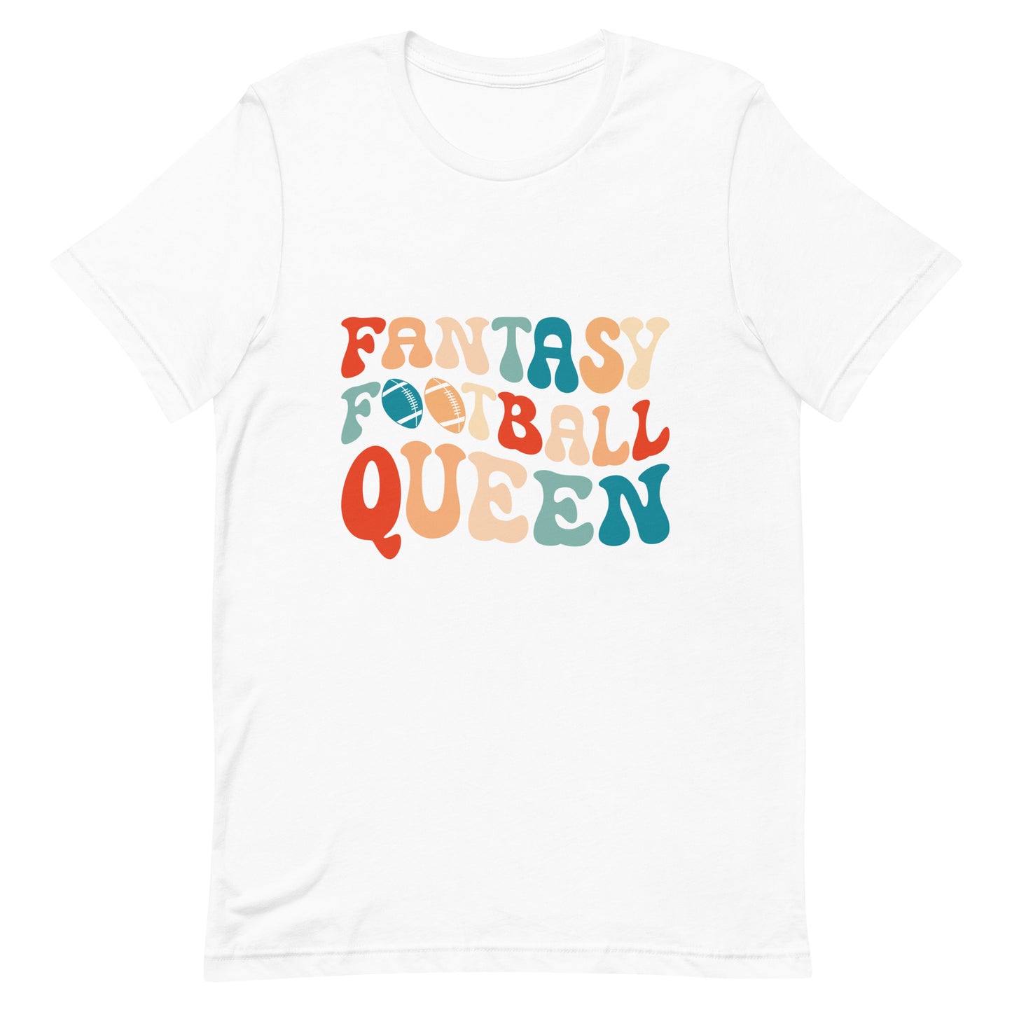 Fantasy Football Queen Adult Unisex t-shirt