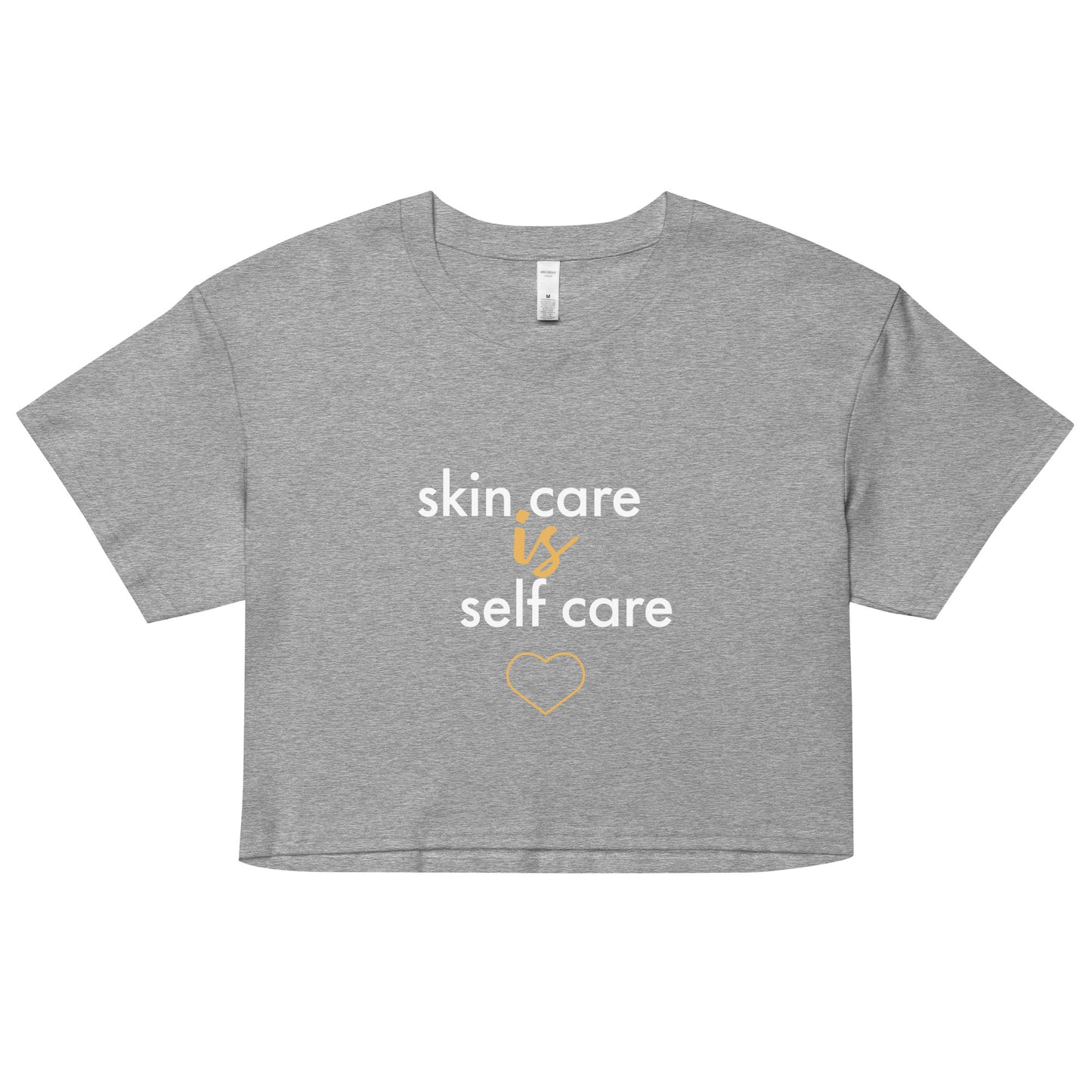 Skin Care Is Self Care Women’s crop top